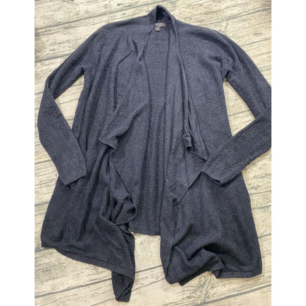 Barefoot Dreams CozyChic Lite® Island Wrap Sweater Charcoal Gray S/M